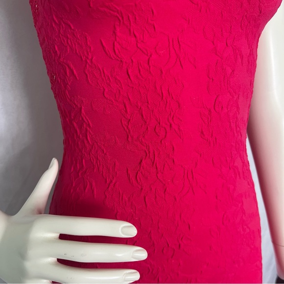 bebe Floral Lace Bodycon Mini Dress BNWOT - Picture 4 of 8